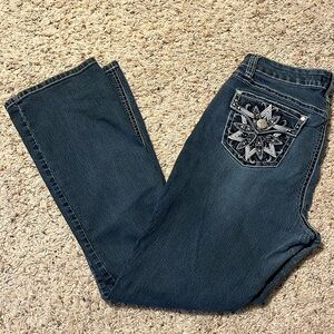 Women’s Love Indigo jeans. Flare legs, great condition